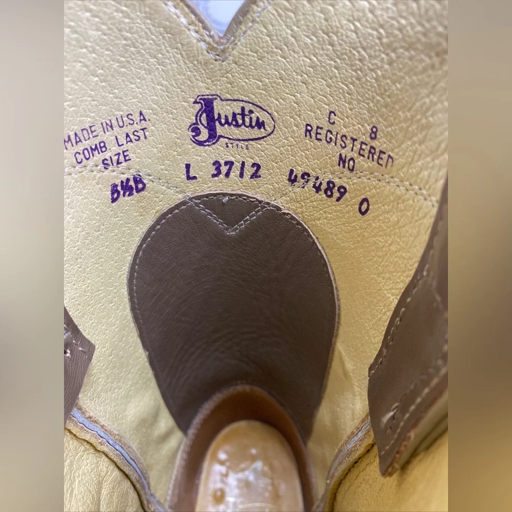 Justin Boots pre owned